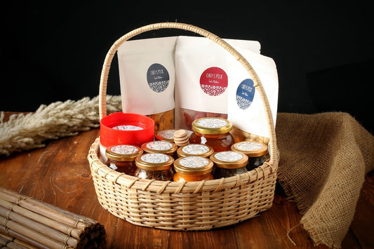 Wooden Round Basket